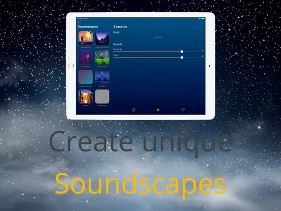 Ambient: Sleep Sounds Machine iPad  Screenshots