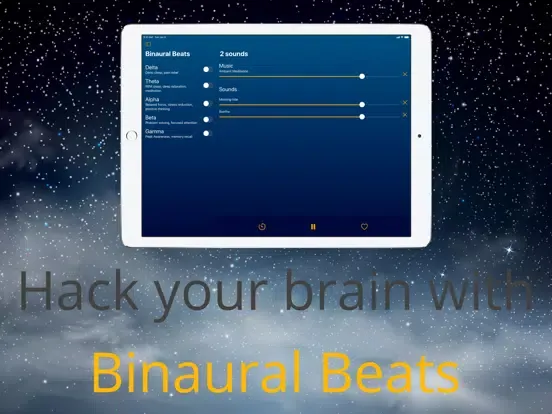 Ambient: Sleep Sounds Machine iPad  Screenshots