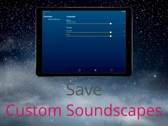 Ambient: Sleep Sounds Machine iPad  Screenshots