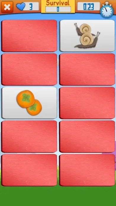 Memory Training Match Screenshots