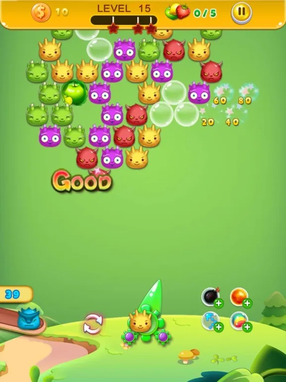Ảnh chụp màn hình của Monster Pop : Bubble Shooter iPad 
