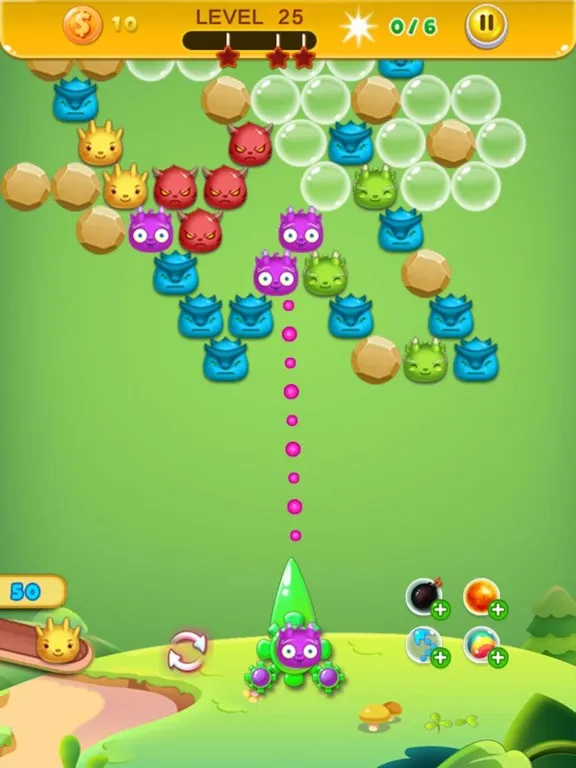 Ảnh chụp màn hình của Monster Pop : Bubble Shooter iPad 