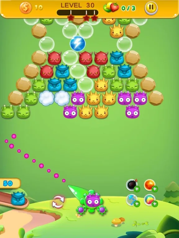Ảnh chụp màn hình của Monster Pop : Bubble Shooter iPad 