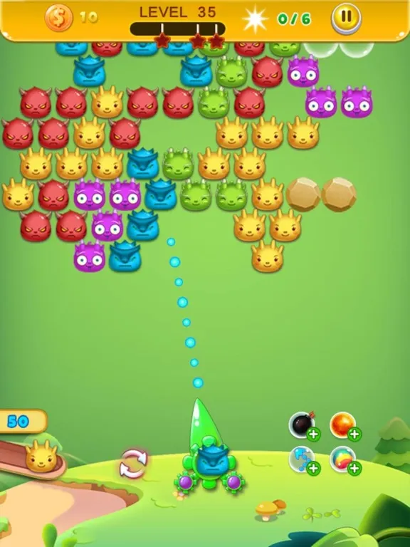 Ảnh chụp màn hình của Monster Pop : Bubble Shooter iPad 
