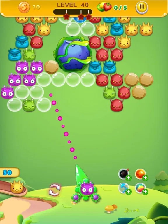 Ảnh chụp màn hình của Monster Pop : Bubble Shooter iPad 