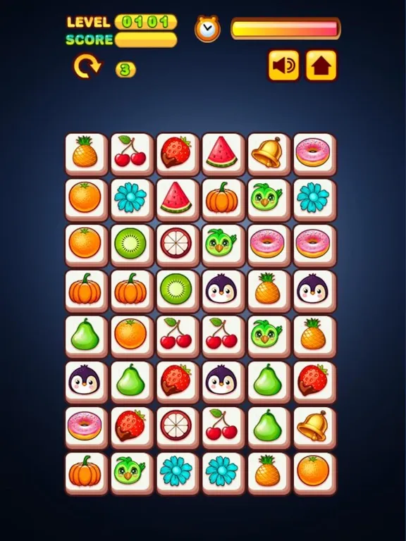 Ảnh chụp màn hình của Tile Onet Match iPad 