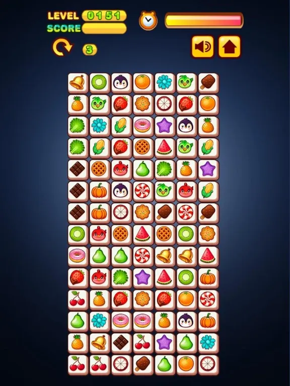 Ảnh chụp màn hình của Tile Onet Match iPad 