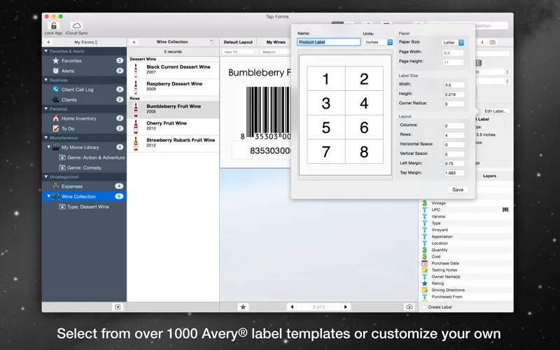 Tap Forms Organizer and Secure Database應用截圖