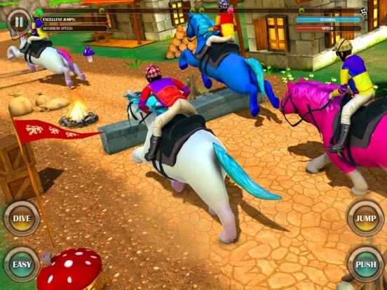 Скриншоты Speedy Pony : Racing Game iPad 
