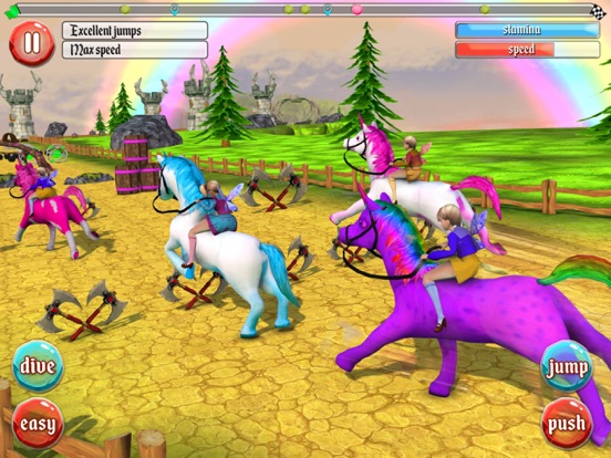 Capturas de pantalla de Ultimate Unicorn Dash 3D iPad 