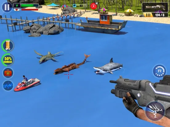 Tangkapan layar Sea Monster Hunter : Sniping Game iPad 