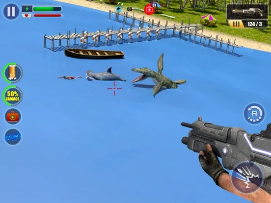 Tangkapan layar Sea Monster Hunter : Sniping Game iPad 