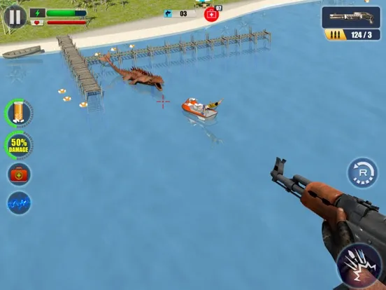 Tangkapan layar Sea Monster Hunter : Sniping Game iPad 