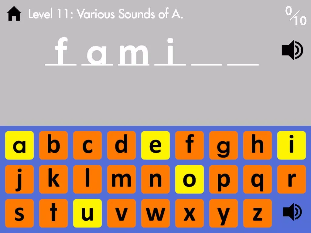 Capturas de tela do Fourth Grade Spelling with Scaffolding iPad 