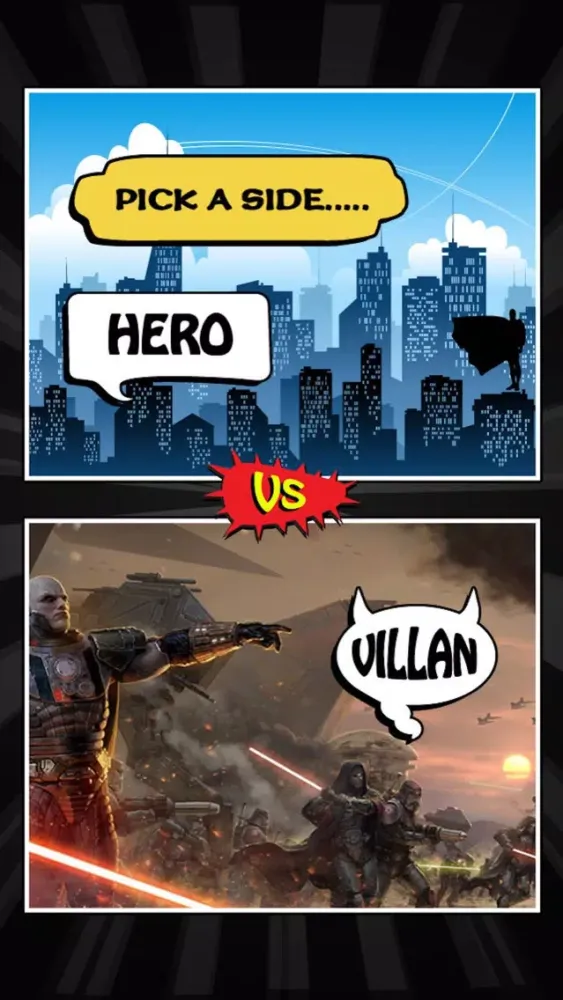 Guess the Heroes vs. Villains! 스크린샷