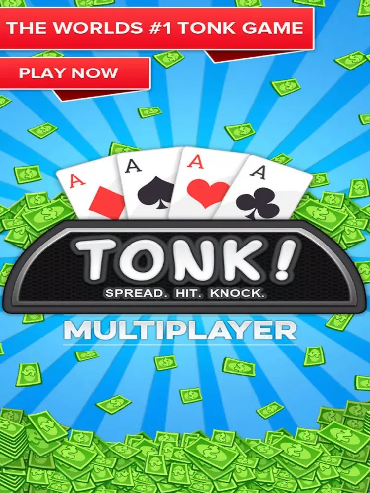 Tonk Multiplayer Card Game (Tunk Classic) Free iPad  Screenshots