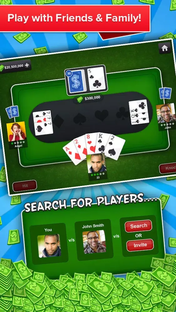 Tonk Multiplayer Card Game (Tunk Classic) Free Screenshots