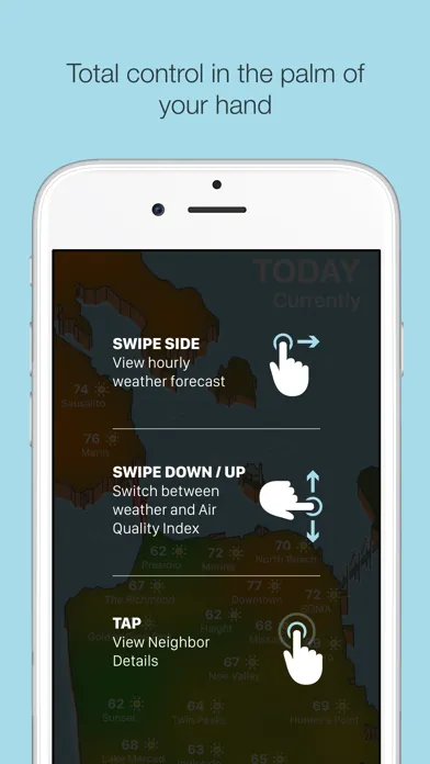 Capturas de pantalla de Karl Weather