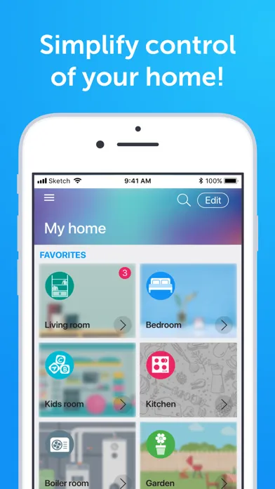 Tangkapan layar TapHome Next Smart Home