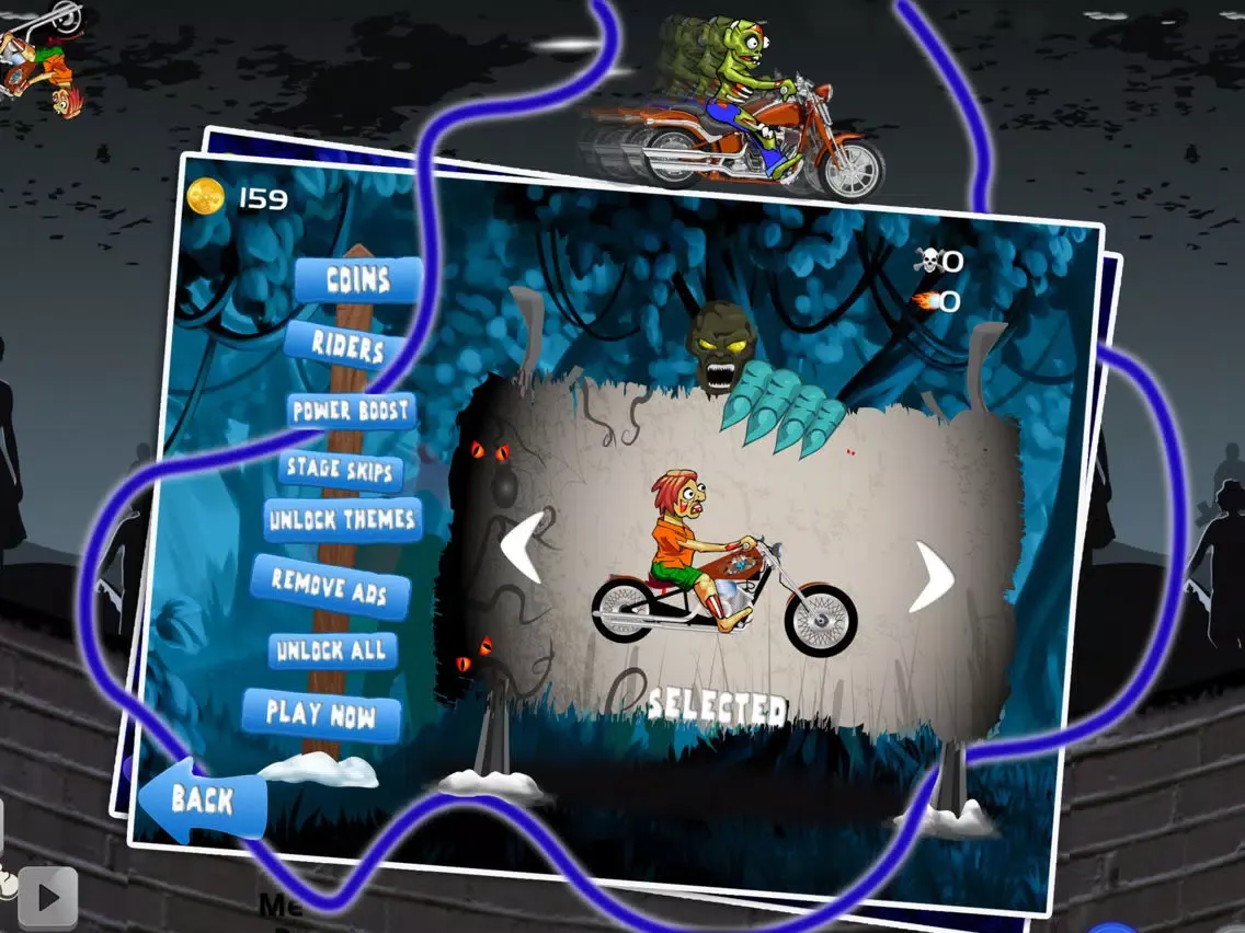 The Zombie Rider An Amazing Bike Jumping Rider iPad  Ekran Görüntüleri