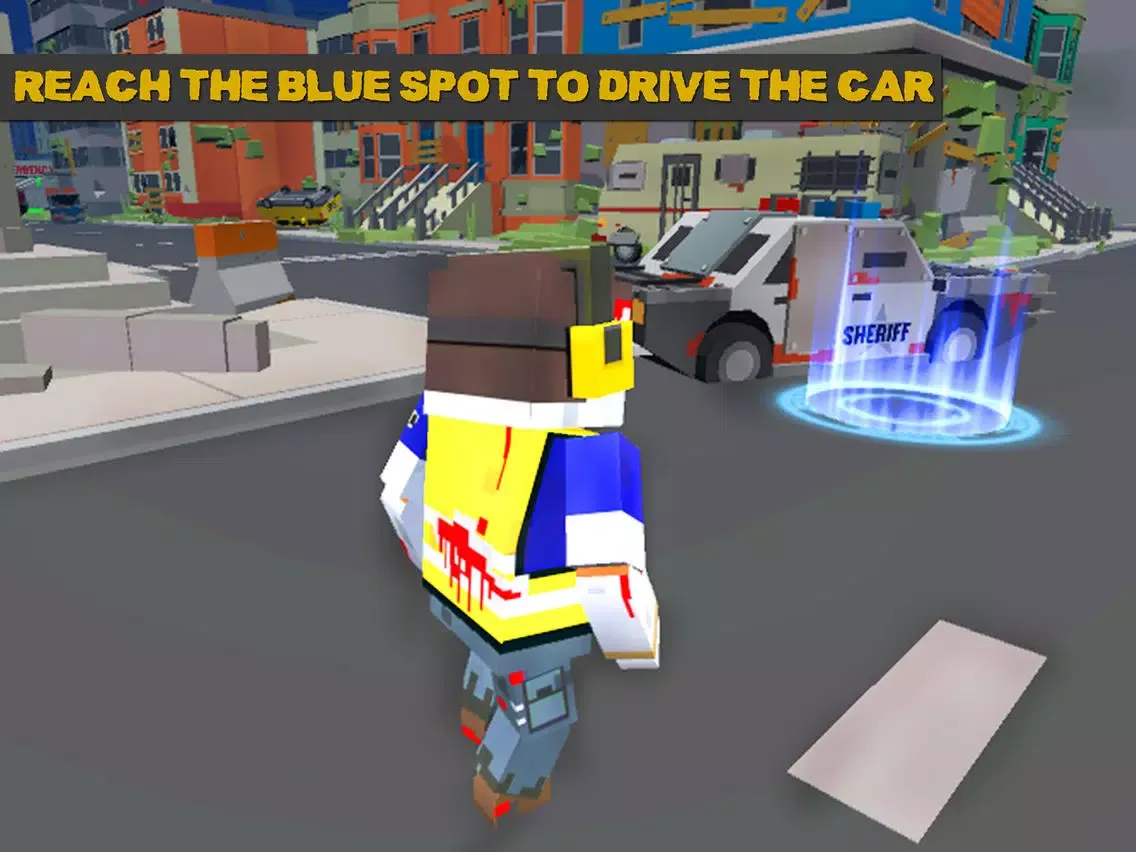 Blocky Zombies - Survival City iPad  Screenshots