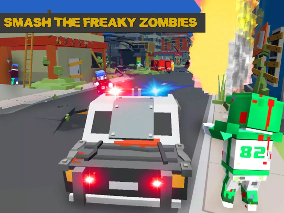 Blocky Zombies - Survival City iPad  Screenshots