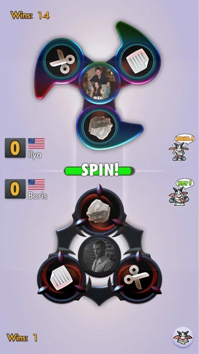 Rock, Paper, Fidget! سکرین شاٹس