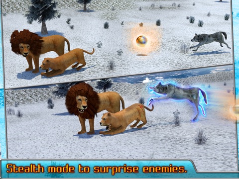 Capturas de tela do Angry Wolf Simulator 3D iPad 