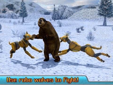 Capturas de tela do Angry Wolf Simulator 3D iPad 