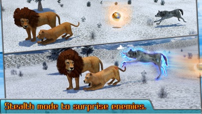 Capturas de tela do Angry Wolf Simulator 3D