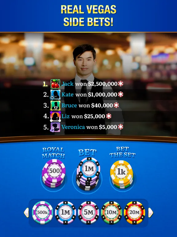 Blackjack Live Casino iPad  Screenshots