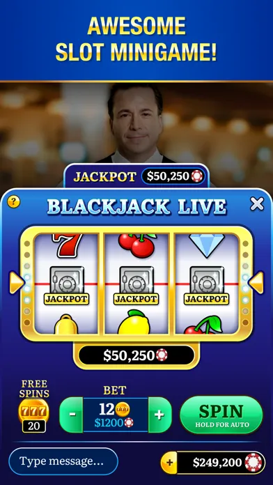 Blackjack Live Casino Screenshots