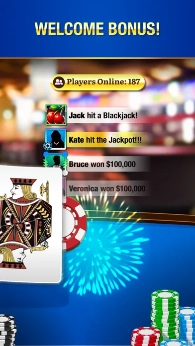 Blackjack Live Casino Screenshots