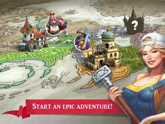 Tangkapan skrin Castle Builder - Epic Slots iPad 
