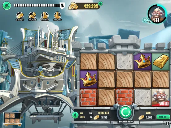 Tangkapan skrin Castle Builder - Epic Slots iPad 