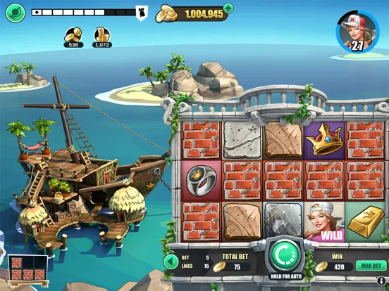 Tangkapan skrin Castle Builder - Epic Slots iPad 