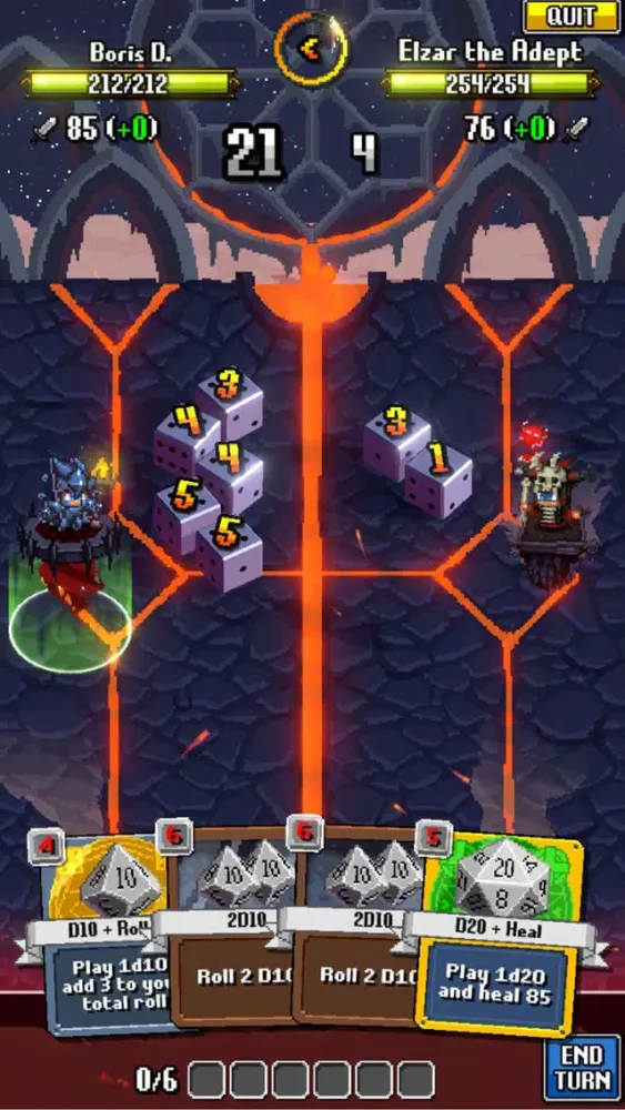Capturas de tela do Dice Mage Online