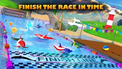 Captures d'écran de Dolphin Racing 3D
