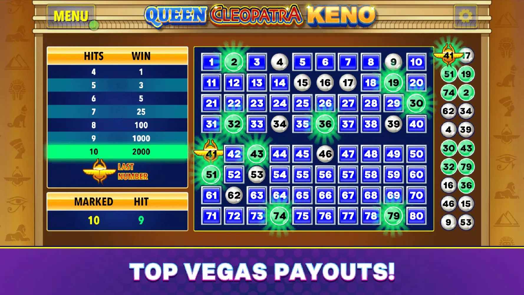 Keno Vegas Screenshots