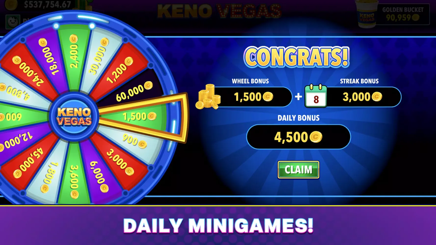Keno Vegas Screenshots