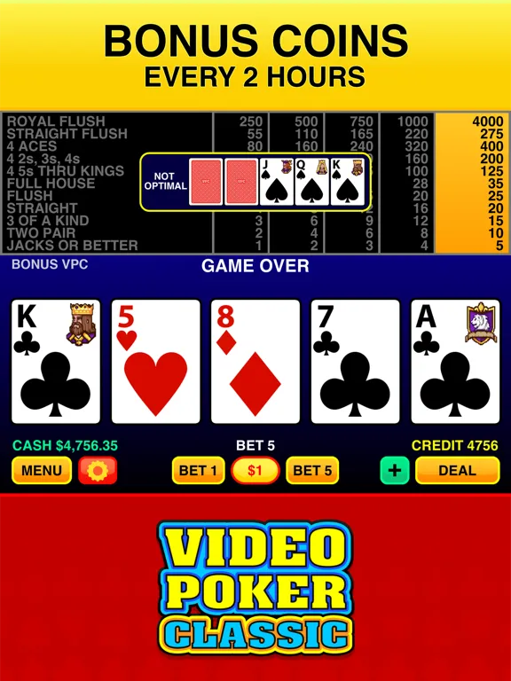 تصاویر Video Poker Classic ® iPad 