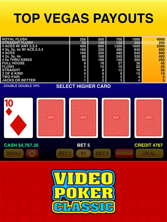 تصاویر Video Poker Classic ® iPad 