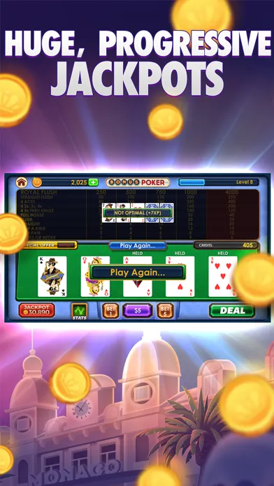 Video Poker VIP - Multiplayer Heads Up Free Vegas Casino Video Poker Games Screenshots