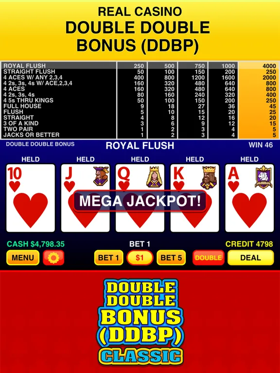 Double Double Bonus (DDBP) iPad  স্ক্রিনশট