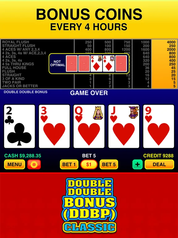 Double Double Bonus (DDBP) iPad  স্ক্রিনশট