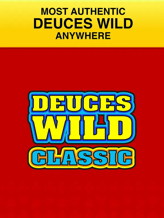 Deuces Wild Casino Video Poker iPad  Screenshots