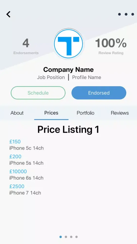 Zrzuty ekranu Tapin Trades, Promote Yourself