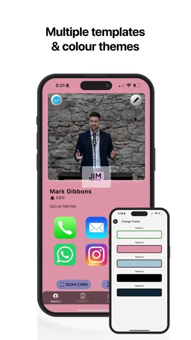 Capturas de tela do TAPiTAG