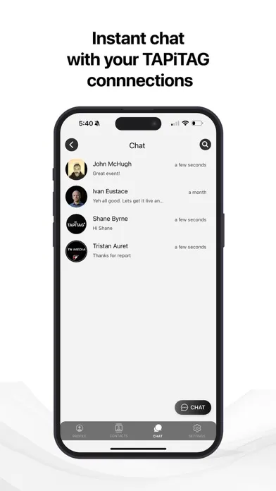 Capturas de tela do TAPiTAG