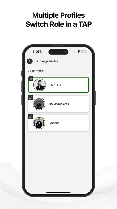Capturas de tela do TAPiTAG